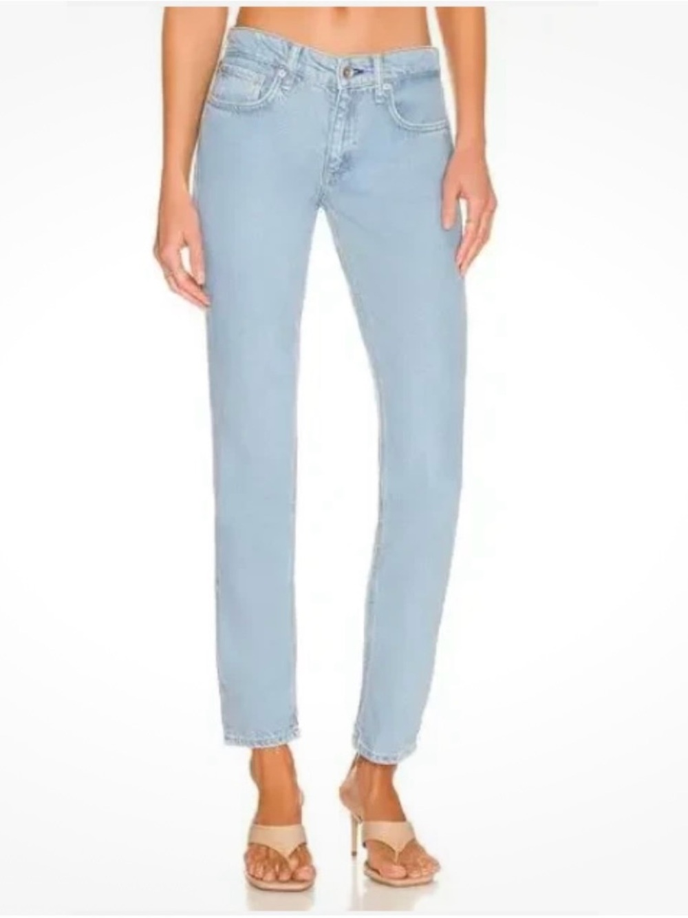 Rag & Bone Dre Boyfriend Sz 27 New Without Tags light wash Featherweight Cotton